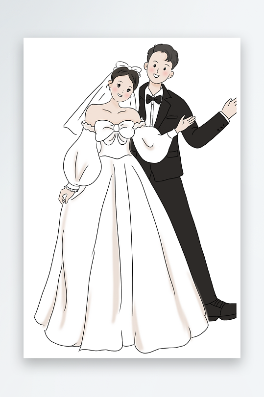 创意新郎新娘人物美陈