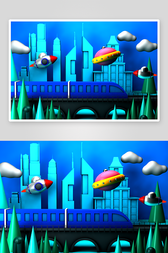 电商促销活动版面设计模型-众图网