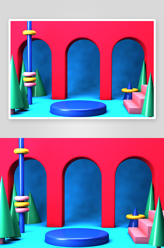 电商促销活动版面设计模型-众图网