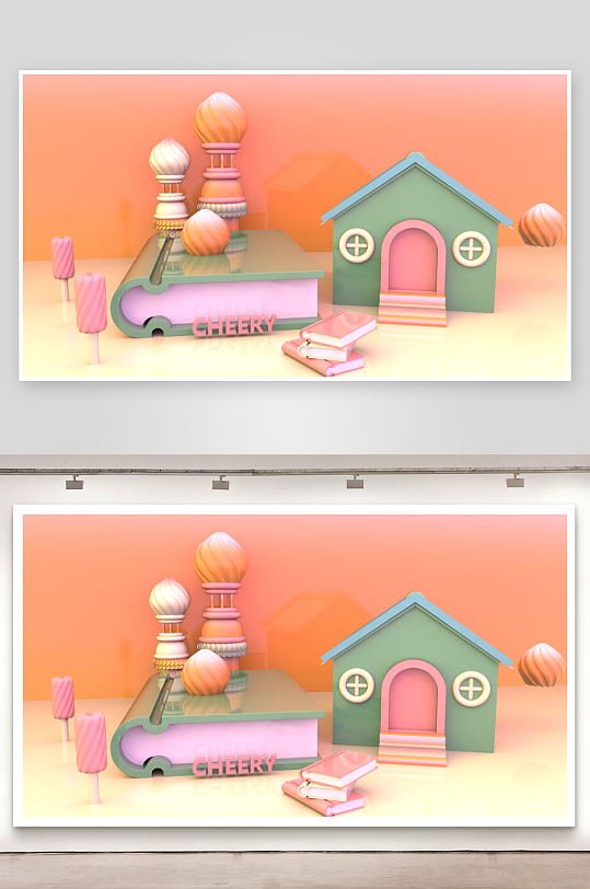 电商促销活动版面设计模型-众图网