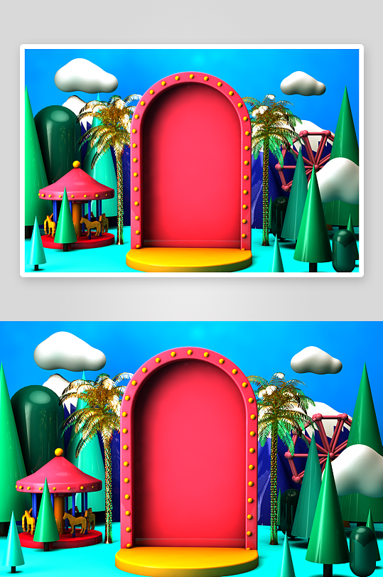 电商产品展示活动版面设计-众图网