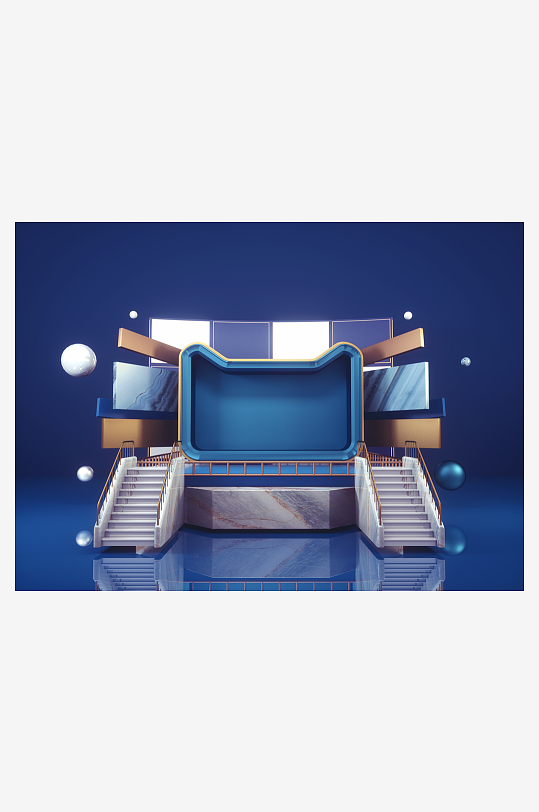 电商3d产品展示活动版面设计-众图网