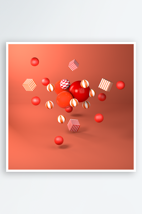 电商3d产品展示活动版面设计-众图网