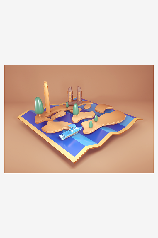 电商3d产品展示购物样品-众图网