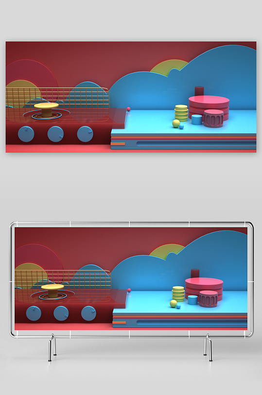 电商3d产品展示购物样品-众图网