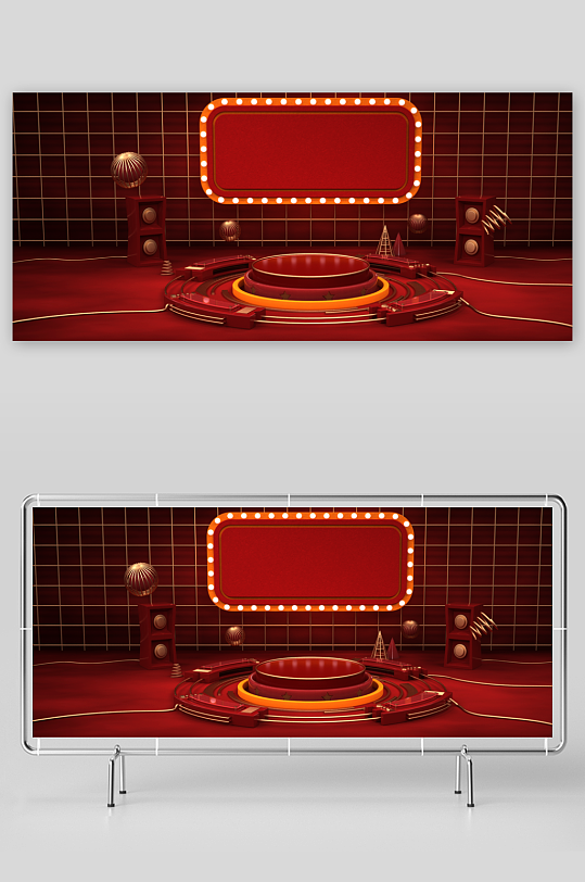 电商3d产品展示购物背景-众图网