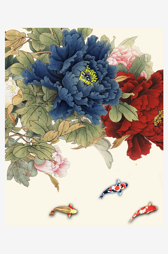 国画花鸟中式装饰画-众图网