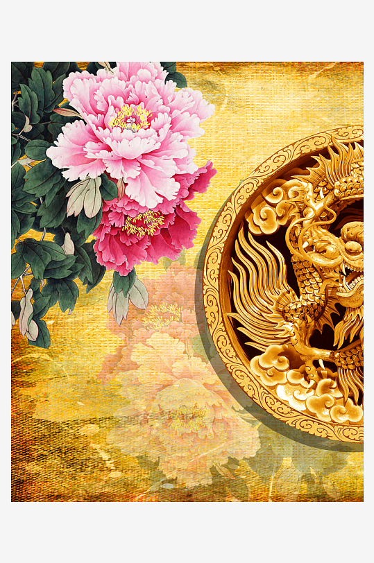 国画花鸟中式装饰画-众图网