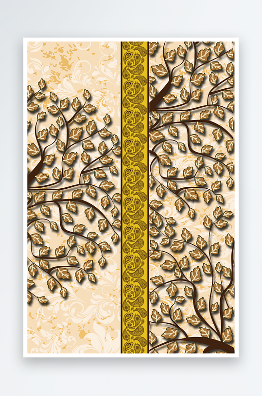 发财树装饰画图片-众图网