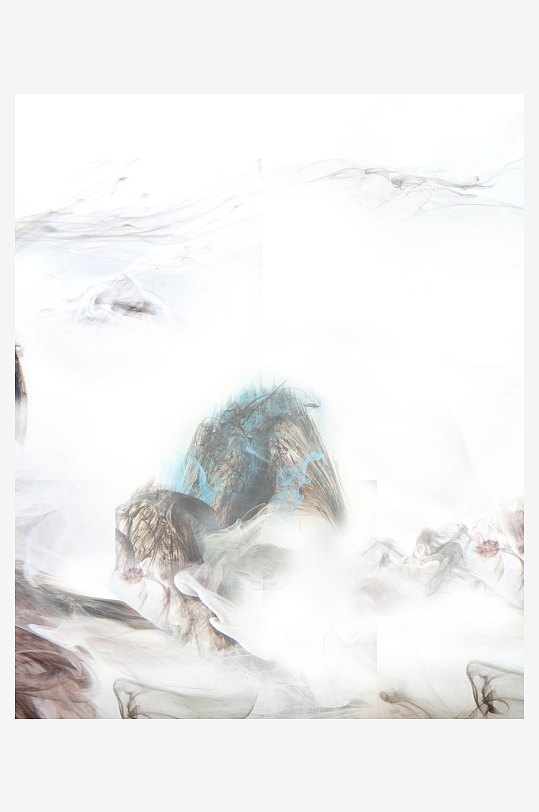 山水风景画中式装饰画-众图网