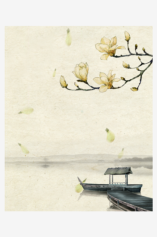 水墨中式山水风景画挂画-众图网