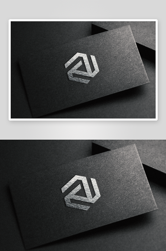 各类黑色名片展示模板图-众图网