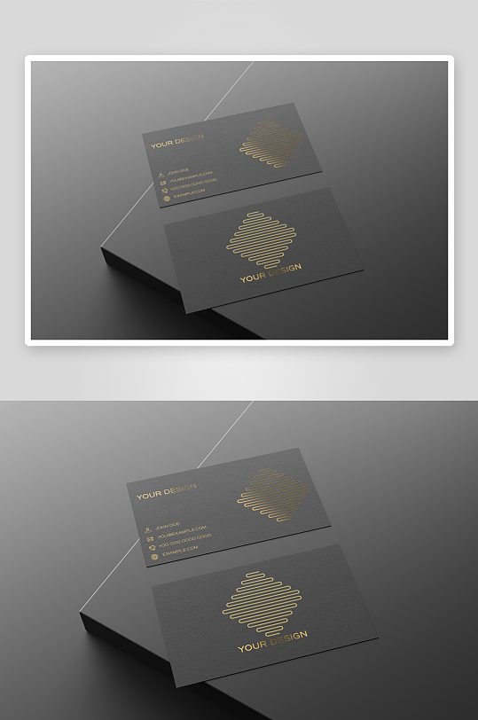 各类黑色名片展示模板图-众图网