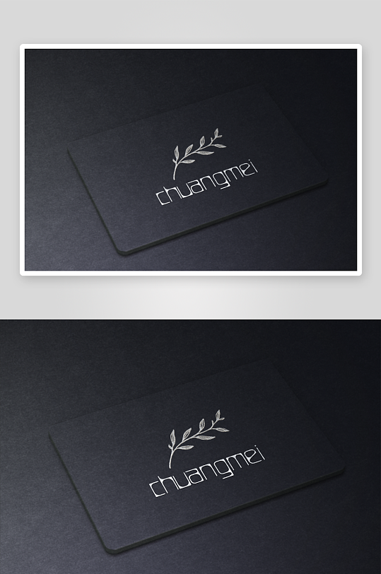 各类黑色名片展示模板图-众图网
