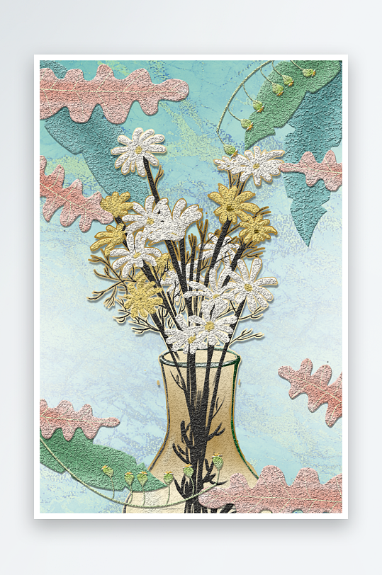 现代中式装饰画PSD模版-众图网