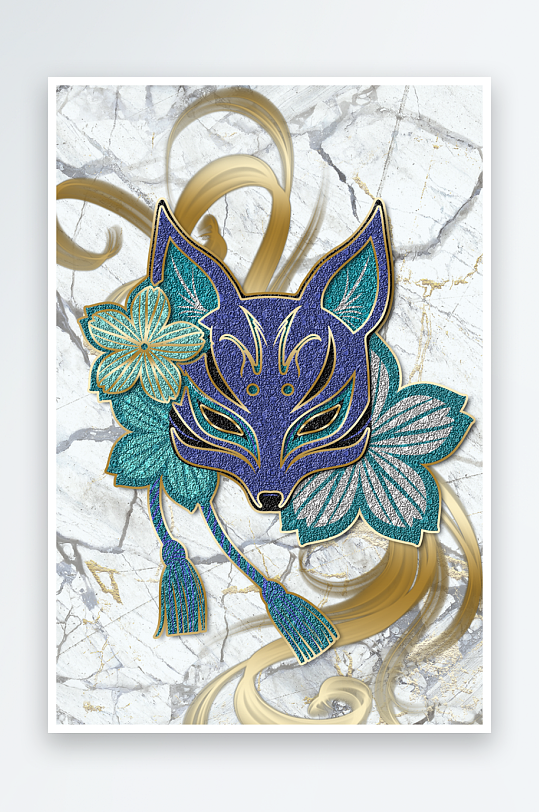 现代中式装饰画PSD模版-众图网