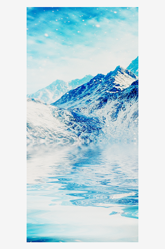 山水风景画中式装饰画-众图网