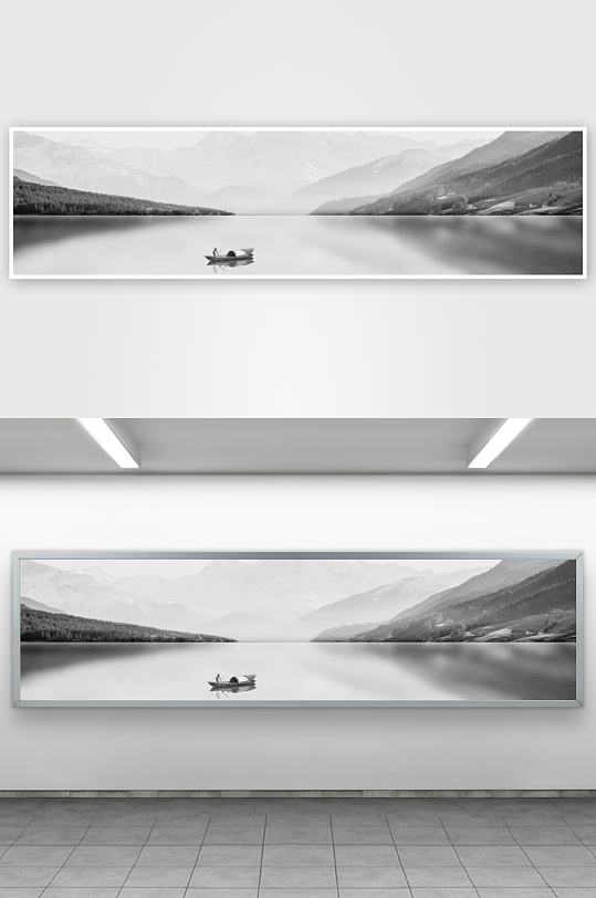 山水风景画装饰画-众图网