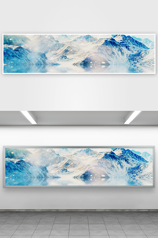 山水风景画装饰画-众图网