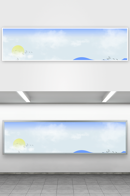 中国风山水风景画装饰画-众图网