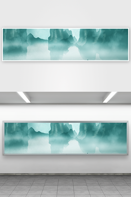 水墨山水中式装饰画-众图网