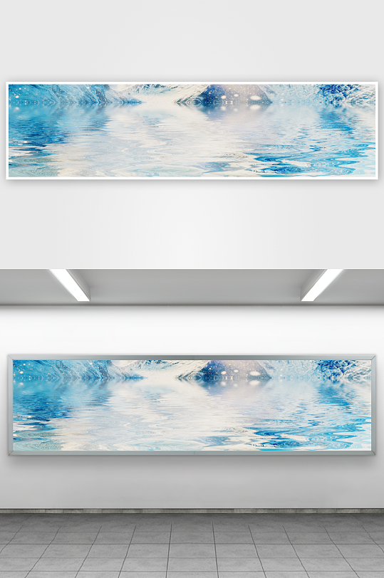 水墨山水风景画装饰画-众图网