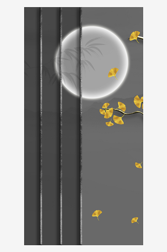 中式立体风景画艺术装饰画-众图网