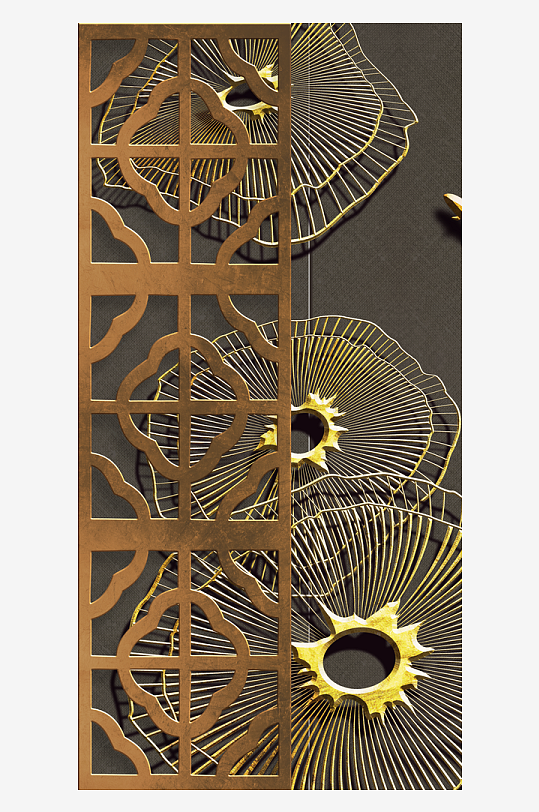 古风意境风景画中式装饰画-众图网