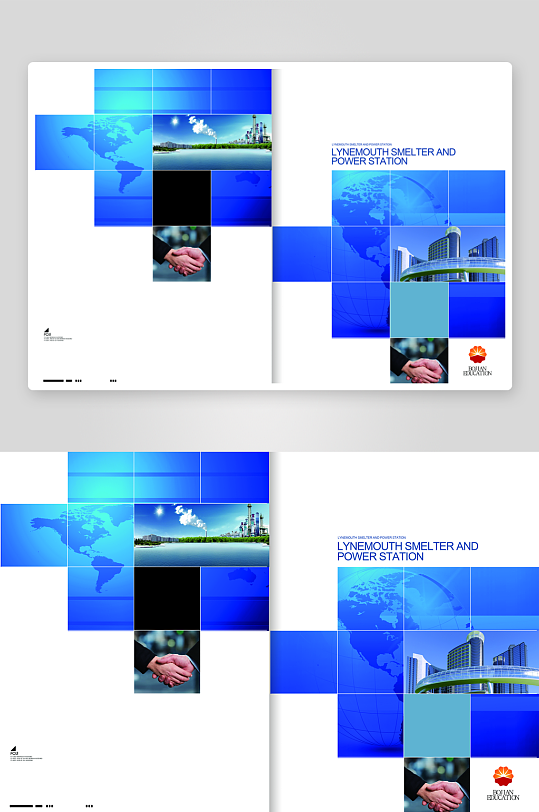 高级感画册排版设计模板-众图网