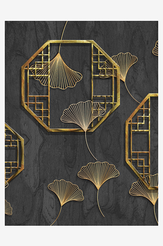 中式意境风景画装饰画-众图网