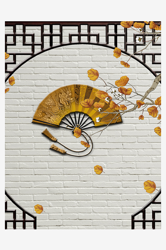 中式意境风景画装饰画-众图网