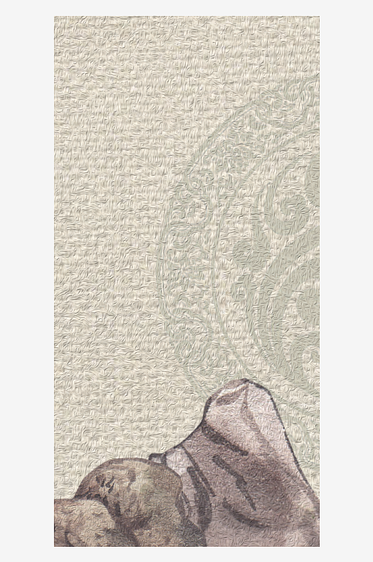 水墨风景画中式装饰画-众图网