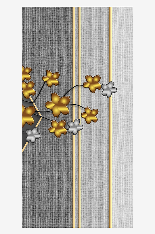 花卉花枝艺术装饰画-众图网