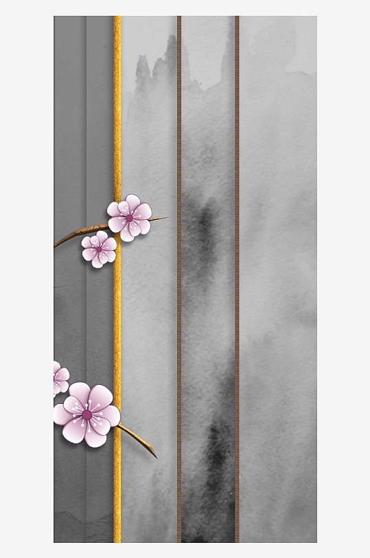 花卉花枝艺术装饰画-众图网