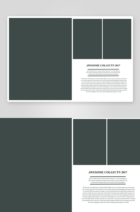 企业画册简约高级设计模板-众图网