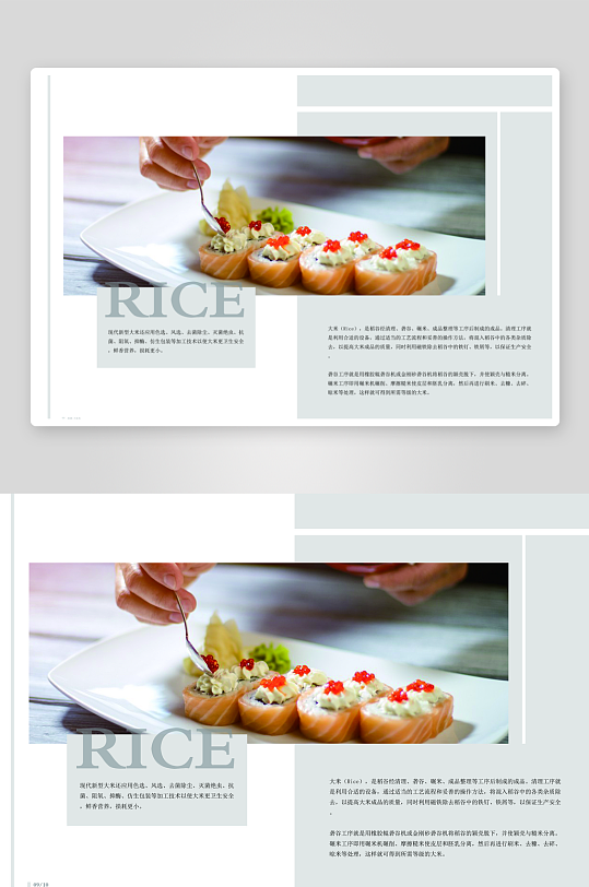 简约高级感的画册设计模板-众图网