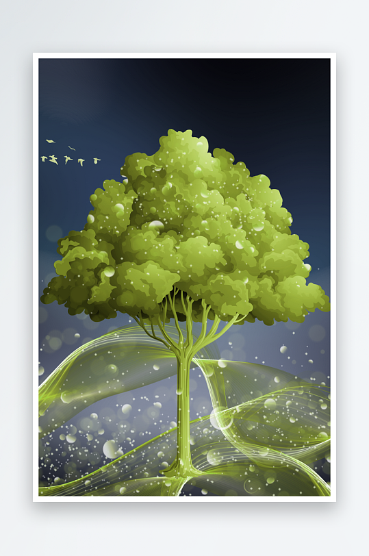 飞鸟轻奢装饰画挂画-众图网