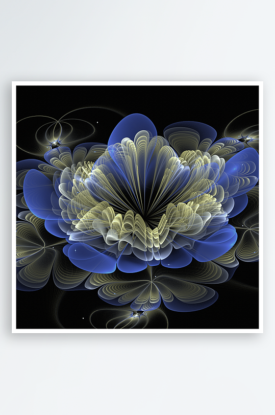 轻奢水彩花卉花朵装饰画-众图网