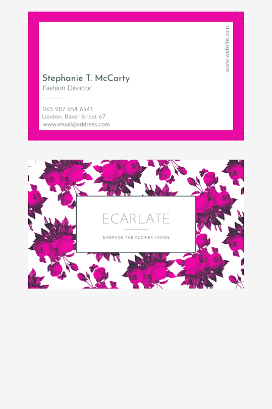 创意简约名片模板-众图网