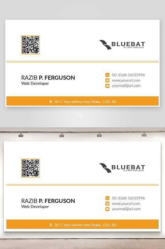 创意简约名片模板-众图网