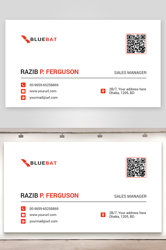 创意简约名片模板-众图网