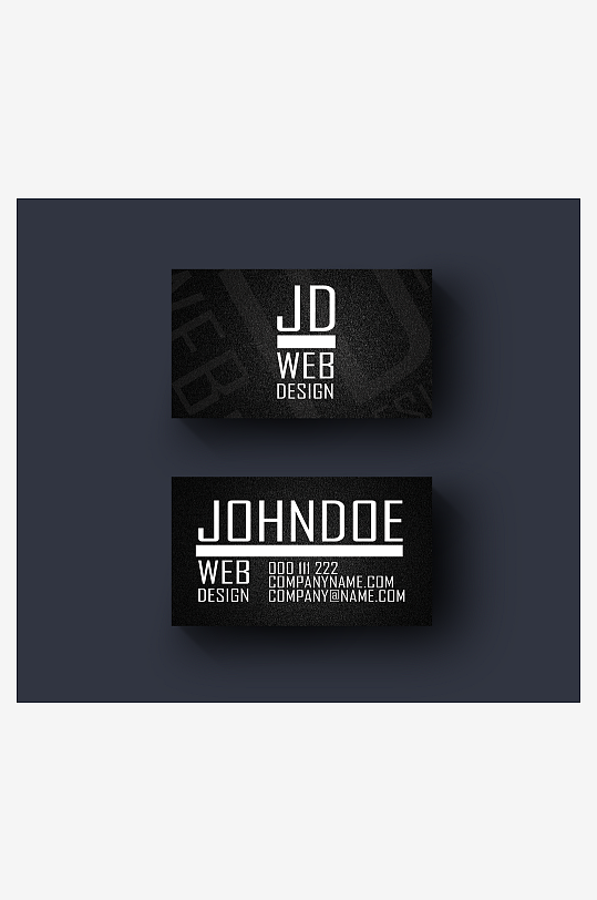 创意简约名片模板-众图网