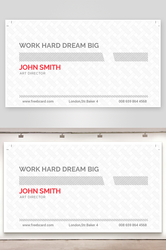 创意简约名片模板-众图网