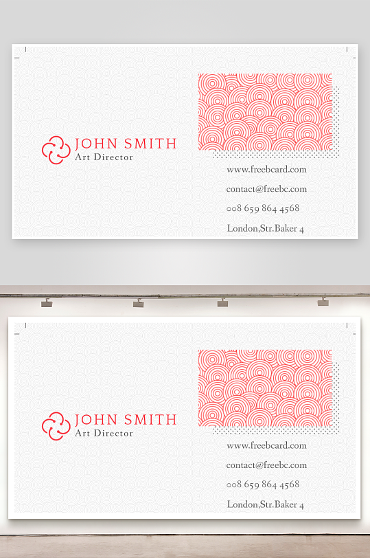 创意简约名片模板-众图网