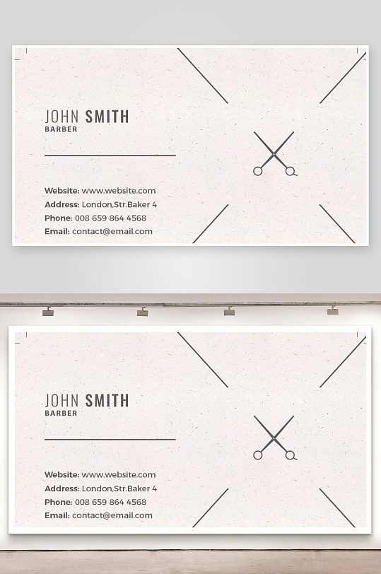 创意简约名片模板-众图网