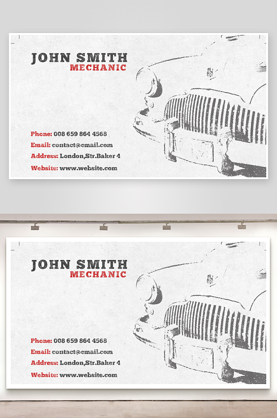 创意简约名片模板-众图网