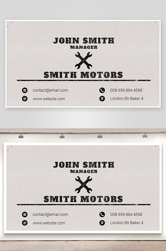 创意简约名片模板-众图网