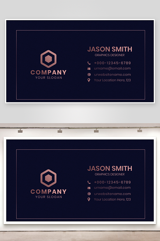 创意简约名片模板-众图网