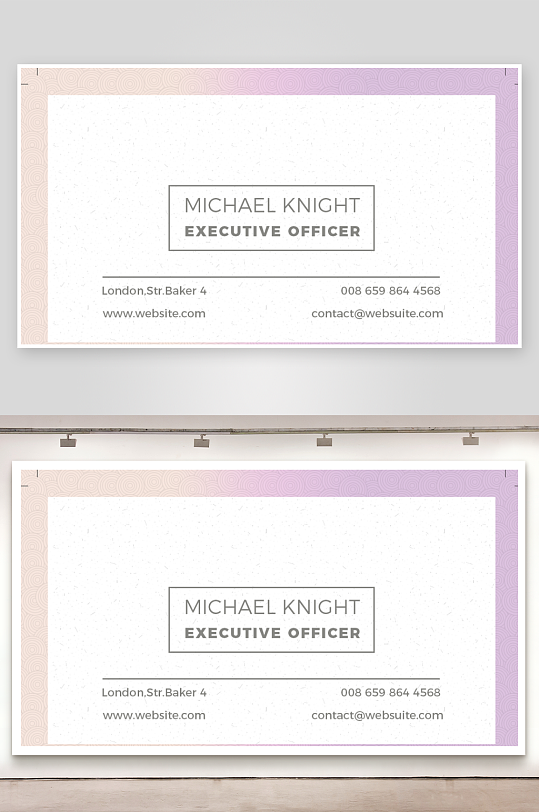 创意简约名片模板-众图网