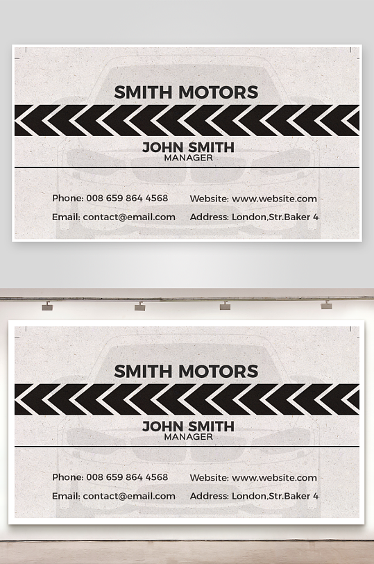 创意简约名片模板-众图网